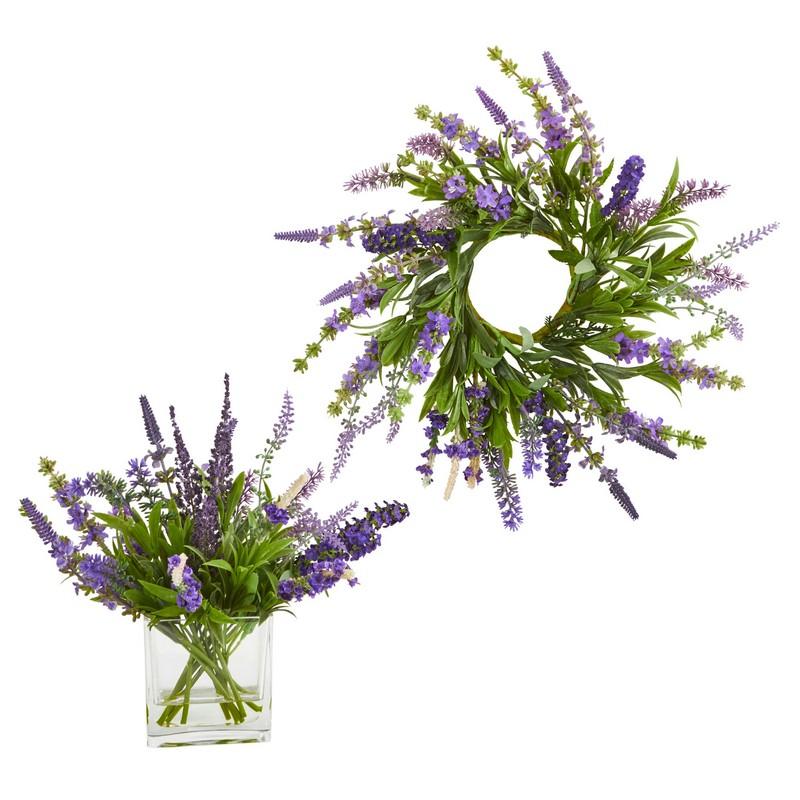12'' Lavender Arrangement and 14