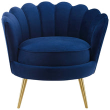 Load image into Gallery viewer, Admire Scalloped Edge Performance Velvet Accent Armchair by Modway
