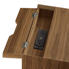 Load image into Gallery viewer, Ember Wood Nightstand With USB Ports by Modway
