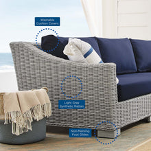 Load image into Gallery viewer, Conway 4-Piece Sunbrella¨ Outdoor Patio Wicker Rattan Furniture Set by Modway
