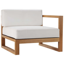 Load image into Gallery viewer, Upland 5-Piece Outdoor Patio Teak Wood Sectional Sofa Set by Modway
