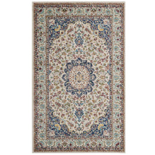 Load image into Gallery viewer, Meryam Distressed Vintage Medallion 5x8 Area Rug by Modway
