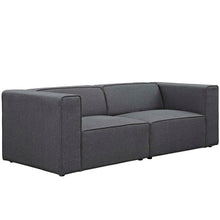Load image into Gallery viewer, Mingle 2 Piece Upholstered Fabric Sectional Sofa Set by Modway
