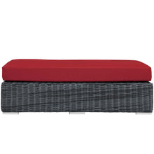 Load image into Gallery viewer, Summon Outdoor Patio Sunbrella¨ Rectangle Ottoman by Modway
