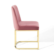Load image into Gallery viewer, Amplify Sled Base Performance Velvet Dining Side Chair by Modway
