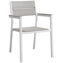 Load image into Gallery viewer, Maine Outdoor Patio Dining Armchair Set of 2 by Modway
