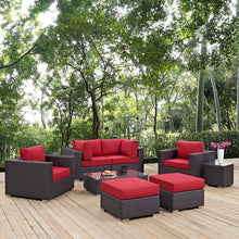 Load image into Gallery viewer, Convene 8 Piece Outdoor Patio Sectional Set by Modway
