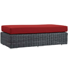 Load image into Gallery viewer, Summon Outdoor Patio Sunbrella¨ Rectangle Ottoman by Modway
