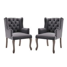 Load image into Gallery viewer, Realm Performance Velvet Armchair Set of 2 by Modway
