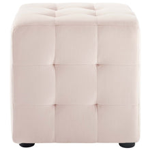 Load image into Gallery viewer, Contour Tufted Cube Performance Velvet Ottoman by Modway
