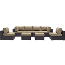 Load image into Gallery viewer, Convene 8 Piece Outdoor Patio Sectional Set by Modway
