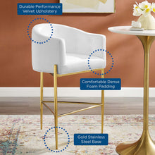 Load image into Gallery viewer, Savour Tufted Performance Velvet Bar Stool by Modway
