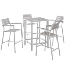 Load image into Gallery viewer, Maine 5 Piece Outdoor Patio Bar Set by Modway
