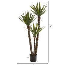 Load image into Gallery viewer, 5' Yucca Artificial Tree
