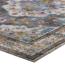Load image into Gallery viewer, Success Anisah Distressed Floral Vintage Medallion 4x6 Area Rug by Modway

