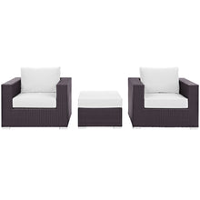 Load image into Gallery viewer, Convene 3 Piece Outdoor Patio Sofa Set by Modway
