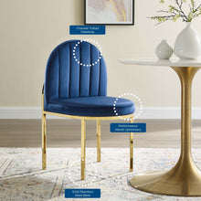 Load image into Gallery viewer, Isla Channel Tufted Performance Velvet Dining Side Chair by Modway
