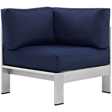 Load image into Gallery viewer, Shore Outdoor Patio Aluminum Corner Sofa by Modway
