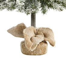 Load image into Gallery viewer, 3&#39; Flocked Alpine Christmas Artificial Tree w/ 50 Lights, 177 Bendable Branches
