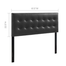 Load image into Gallery viewer, Emily Upholstered Vinyl Queen Headboard by Modway
