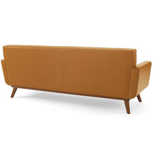 Load image into Gallery viewer, Engage Top-Grain Leather Living Room Lounge Sofa by Modway
