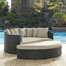 Load image into Gallery viewer, Sojourn Outdoor Patio Sunbrella¨ Daybed by Modway
