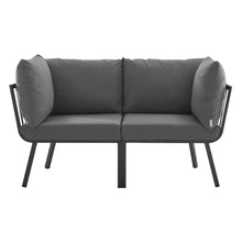 Load image into Gallery viewer, Riverside 2 Piece Outdoor Patio Aluminum Sectional Sofa Set by Modway
