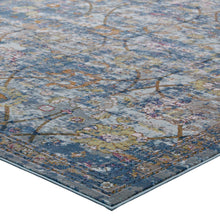 Load image into Gallery viewer, Minu Distressed Floral Lattice 5x8 Area Rug by Modway
