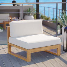 Load image into Gallery viewer, Upland Outdoor Patio Teak Wood Armless Chair by Modway
