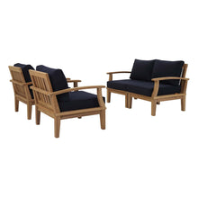 Load image into Gallery viewer, Marina 4 Piece Outdoor Patio Teak Set by Modway
