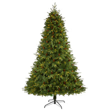 Load image into Gallery viewer, 8' Wellington Spruce 'Natural Look' Artificial Christmas Tree w/ 550 Clear LED
