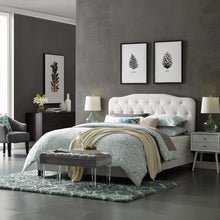 Load image into Gallery viewer, Amelia Twin Faux Leather Bed
