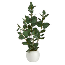 Load image into Gallery viewer, 21&quot; Olive Artificial Plant in White Planter
