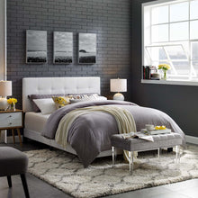 Load image into Gallery viewer, Amira Upholstered Fabric Twin Bed by Modway
