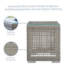 Load image into Gallery viewer, Aura Outdoor Patio Wicker Rattan Side Table by Modway
