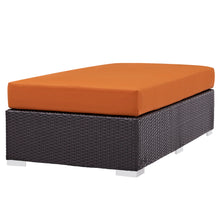 Load image into Gallery viewer, Convene Outdoor Patio Fabric Rectangle Ottoman by Modway

