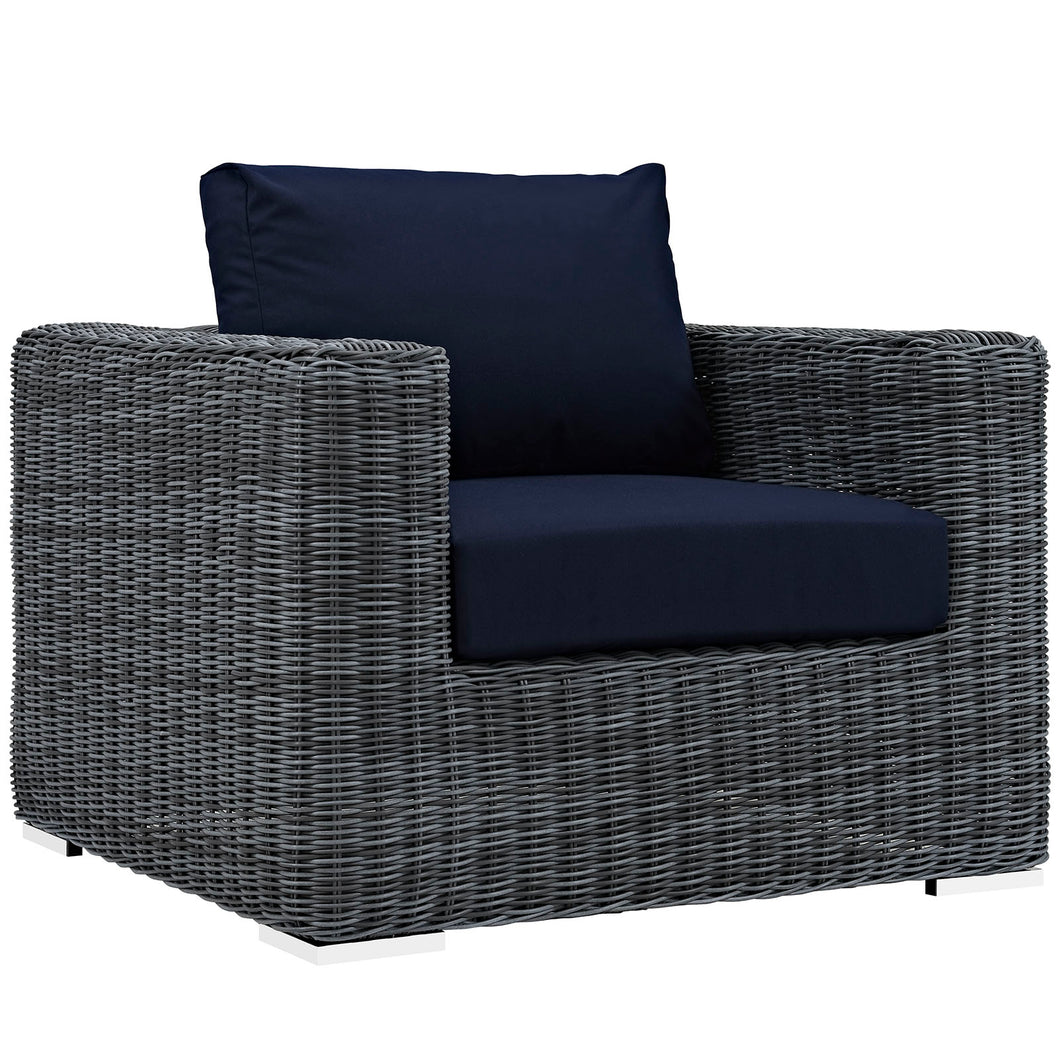 Summon Outdoor Patio Fabric Sunbrella¨ Armchair by Modway
