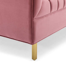 Load image into Gallery viewer, Shift Channel Tufted Performance Velvet Loveseat by Modway
