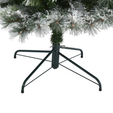 Load image into Gallery viewer, 8&#39; Flocked Oregon Pine Artificial Christmas Tree with 500 Clear Lights
