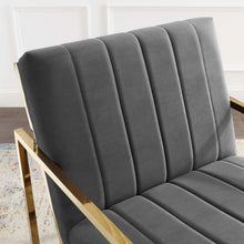 Load image into Gallery viewer, Inspire Channel Tufted Performance Velvet Armchair by Modway
