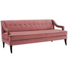 Load image into Gallery viewer, Concur Button Tufted Performance Velvet Sofa by Modway
