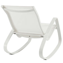 Load image into Gallery viewer, Traveler Rocking Outdoor Patio Mesh Sling Lounge Chair by Modway
