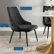 Load image into Gallery viewer, Adorn Tufted Performance Velvet Dining Side Chair by Modway
