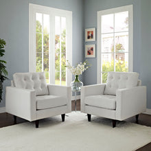 Load image into Gallery viewer, Empress Leather Armchair Set of 2 by Modway
