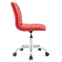 Load image into Gallery viewer, Ripple Armless Mid Back Vinyl Office Chair by Modway
