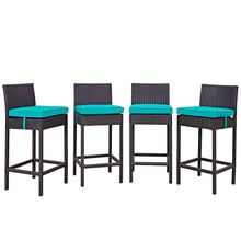 Load image into Gallery viewer, Convene 4 Piece Outdoor Patio Pub Set
