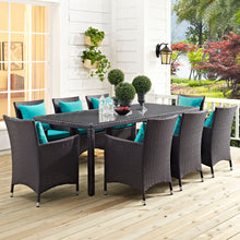 Load image into Gallery viewer, Convene 9 Piece Outdoor Patio Dining Set by Modway
