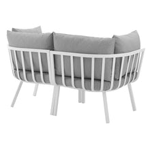 Load image into Gallery viewer, Riverside 2 Piece Outdoor Patio Aluminum Sectional Sofa Set by Modway
