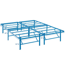Load image into Gallery viewer, Horizon Stainless Steel Full Bed Frame by Modway

