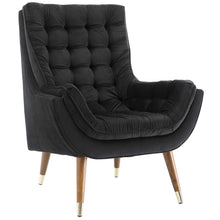 Load image into Gallery viewer, Suggest Button Tufted Performance Velvet Lounge Chair by Modway
